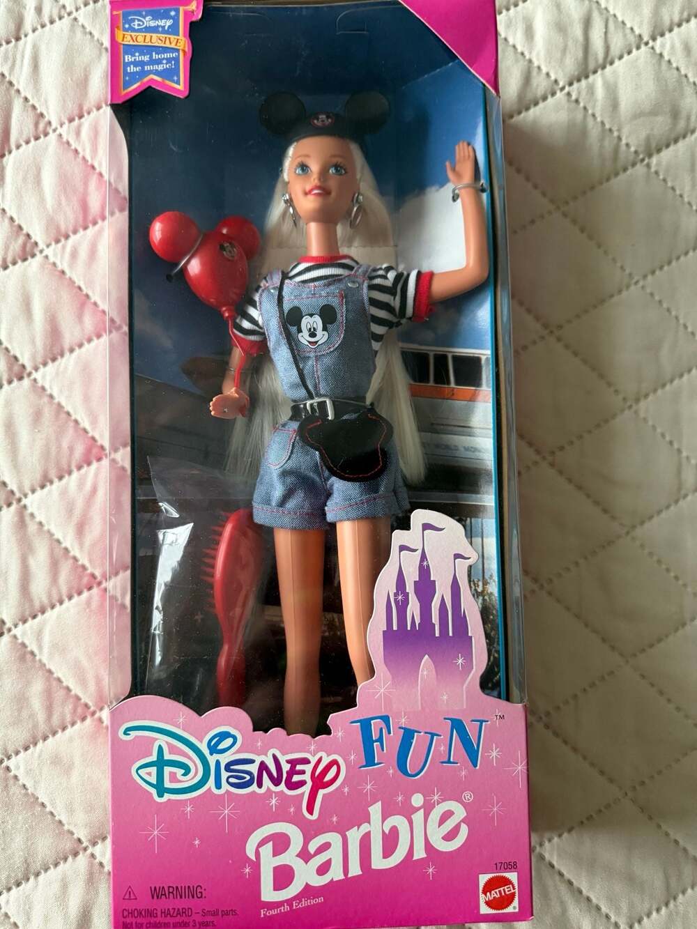 Mattel Disney Fun Barbie Doll Fourth Edition 1996 Disney World Exclusive